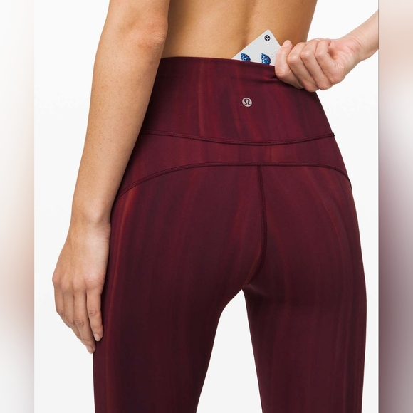 Lululemon In Movement Tight 25"  Sz 2 Style Number: W5CIOS HighRise - Picture 12 of 13